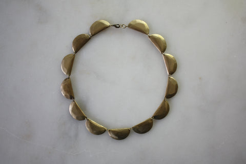 Crescent Collar Necklace