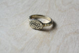Delicate Fern Roman Signet Ring