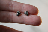 Tiny Skull Stud Earrings