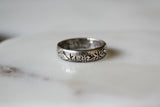 Poesy Ring inscribed with "Alle My Trust"